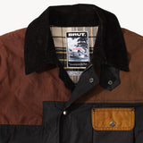 REWORK® STORMFISHER WAX JACKET - N° 043 Coats & Jackets X-LARGE / BROWN - BRUT Clothing US