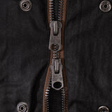 REWORK® STORMFISHER WAX JACKET - N° 043 Coats & Jackets X-LARGE / BROWN - BRUT Clothing US