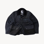 REWORK® STORMFISHER WAX JACKET - N° 045 Coats & Jackets X-LARGE / BLUE - BRUT Clothing US