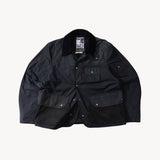 REWORK® STORMFISHER WAX JACKET - N° 045 Coats & Jackets X-LARGE / BLUE - BRUT Clothing US