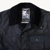 REWORK® STORMFISHER WAX JACKET - N° 045 Coats & Jackets X-LARGE / BLUE - BRUT Clothing US