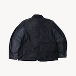REWORK® STORMFISHER WAX JACKET - N° 045 Coats & Jackets X-LARGE / BLUE - BRUT Clothing US