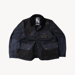 REWORK® STORMFISHER WAX JACKET - N° 046 Coats & Jackets X-LARGE / BLUE - BRUT Clothing US