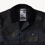 REWORK® STORMFISHER WAX JACKET - N° 046 Coats & Jackets X-LARGE / BLUE - BRUT Clothing US