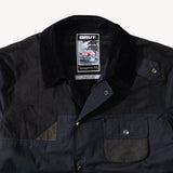 REWORK® STORMFISHER WAX JACKET - N° 046 Coats & Jackets X-LARGE / BLUE - BRUT Clothing US
