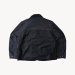 REWORK® STORMFISHER WAX JACKET - N° 046 Coats & Jackets X-LARGE / BLUE - BRUT Clothing US