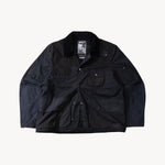REWORK® STORMFISHER WAX JACKET - N° 047 Coats & Jackets X-LARGE / BLUE - BRUT Clothing US