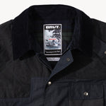 REWORK® STORMFISHER WAX JACKET - N° 047 Coats & Jackets X-LARGE / BLUE - BRUT Clothing US