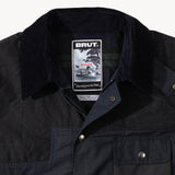 REWORK® STORMFISHER WAX JACKET - N° 047 Coats & Jackets X-LARGE / BLUE - BRUT Clothing US