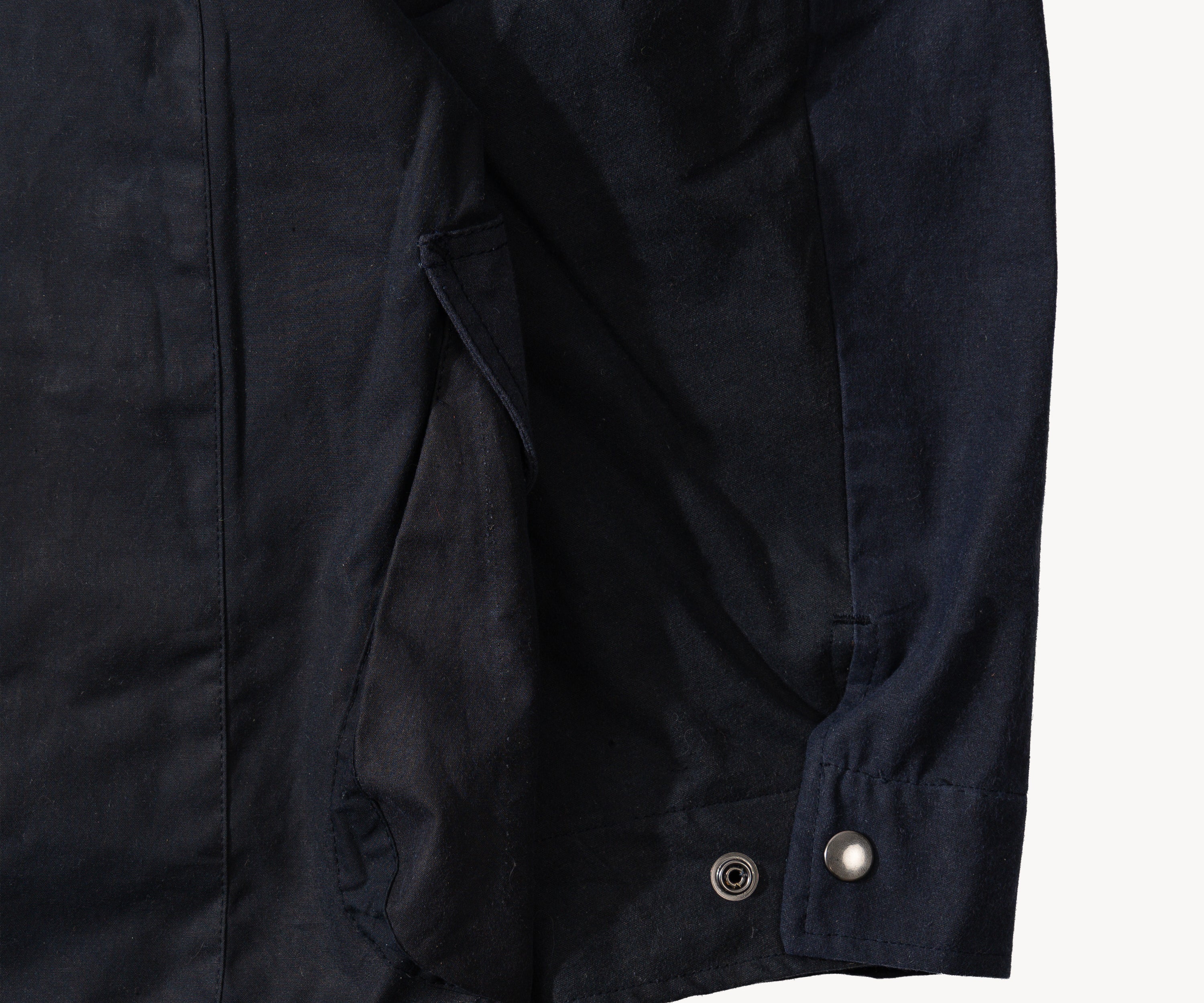 REWORK® STORMFISHER WAX JACKET - N° 047 Coats & Jackets X-LARGE / BLUE - BRUT Clothing US
