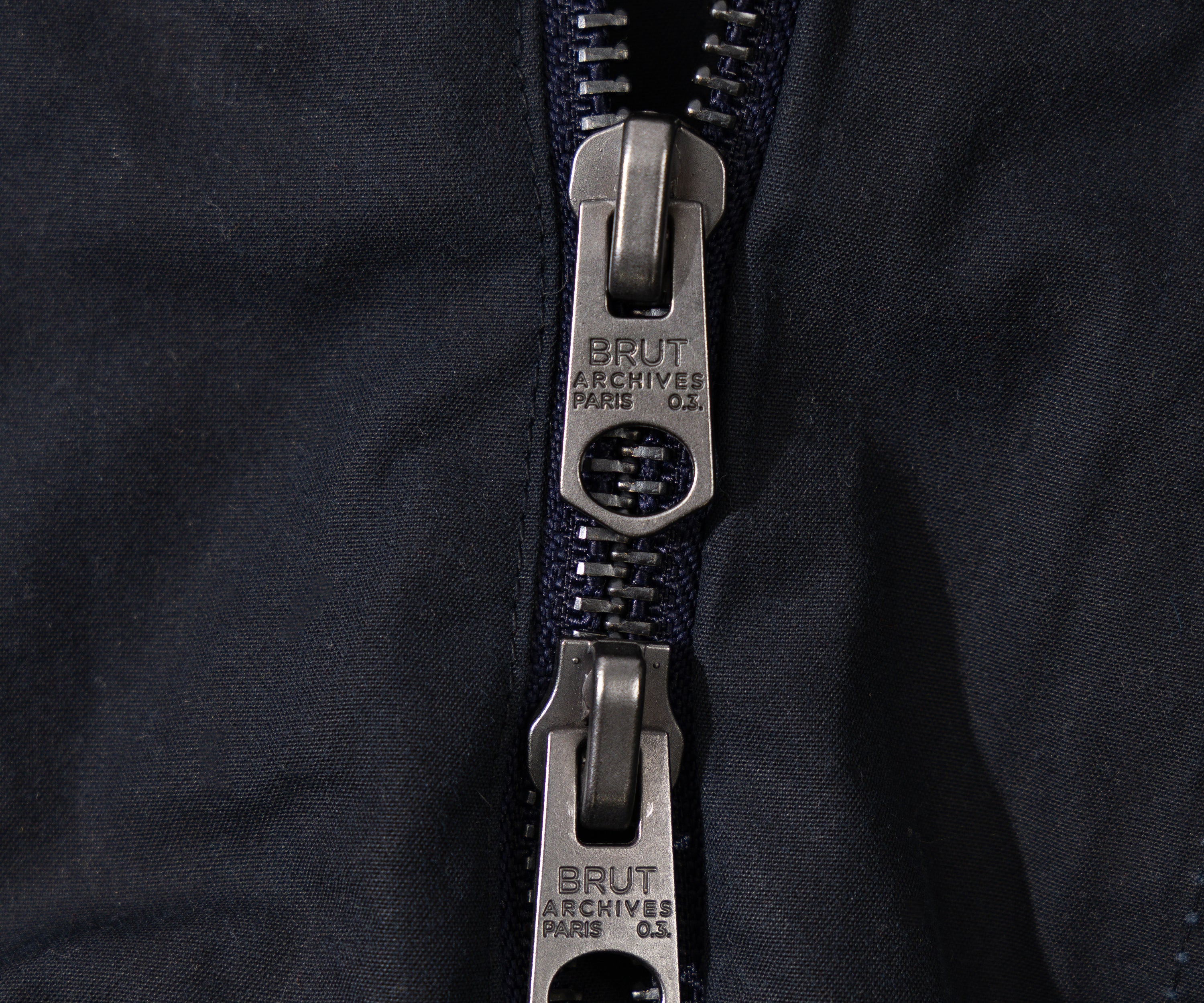 REWORK® STORMFISHER WAX JACKET - N° 048 Coats & Jackets X-LARGE / BLUE - BRUT Clothing US