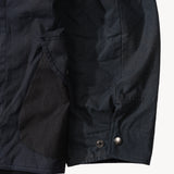 REWORK® STORMFISHER WAX JACKET - N° 048 Coats & Jackets X-LARGE / BLUE - BRUT Clothing US