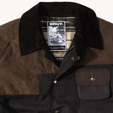REWORK® STORMFISHER WAX JACKET - N° 002 Coats & Jackets SMALL / BROWN - BRUT Clothing US