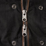 REWORK® STORMFISHER WAX JACKET - N° 002 Coats & Jackets SMALL / BROWN - BRUT Clothing US