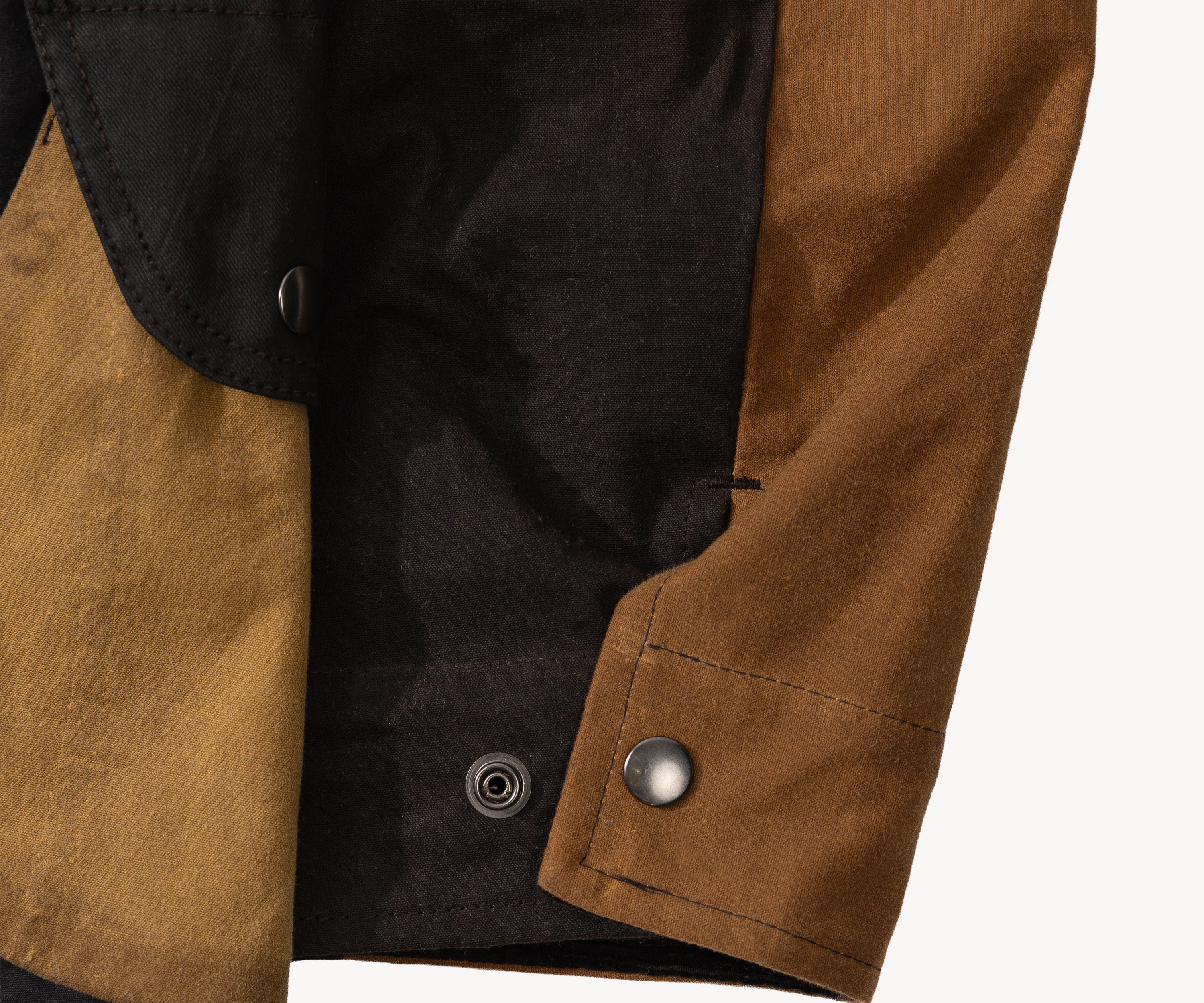 REWORK® STORMFISHER WAX JACKET - N° 002 Coats & Jackets SMALL / BROWN - BRUT Clothing US