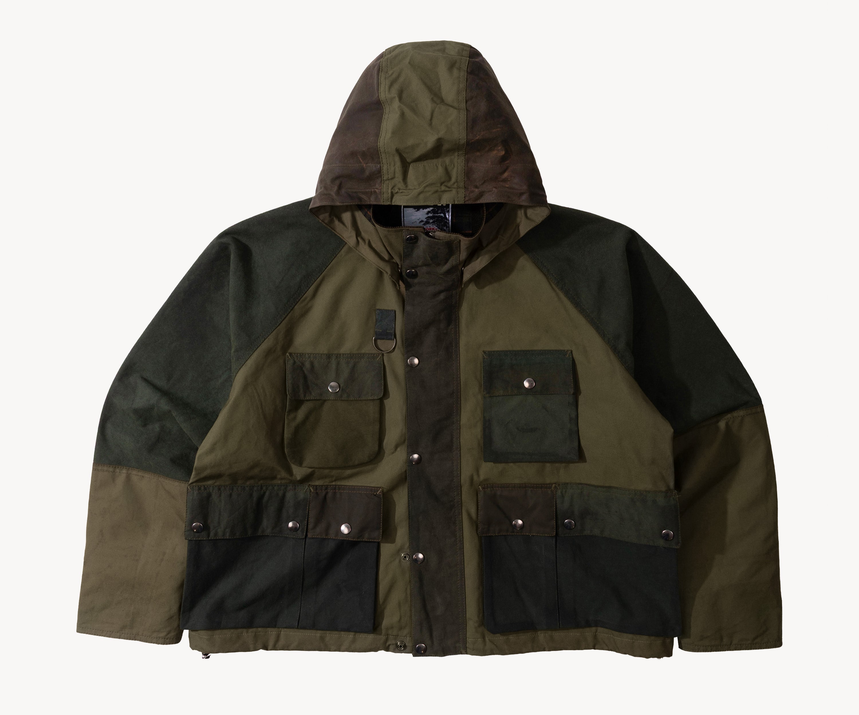 REWORK® TRIAL WAX JACKET - N° 016 Coats & Jackets MEDIUM / GREEN - BRUT Clothing US