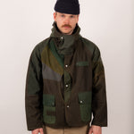 REWORK® FULLMOON WAX JACKET - N° 002 Coats & Jackets SMALL / GREEN - BRUT Clothing US