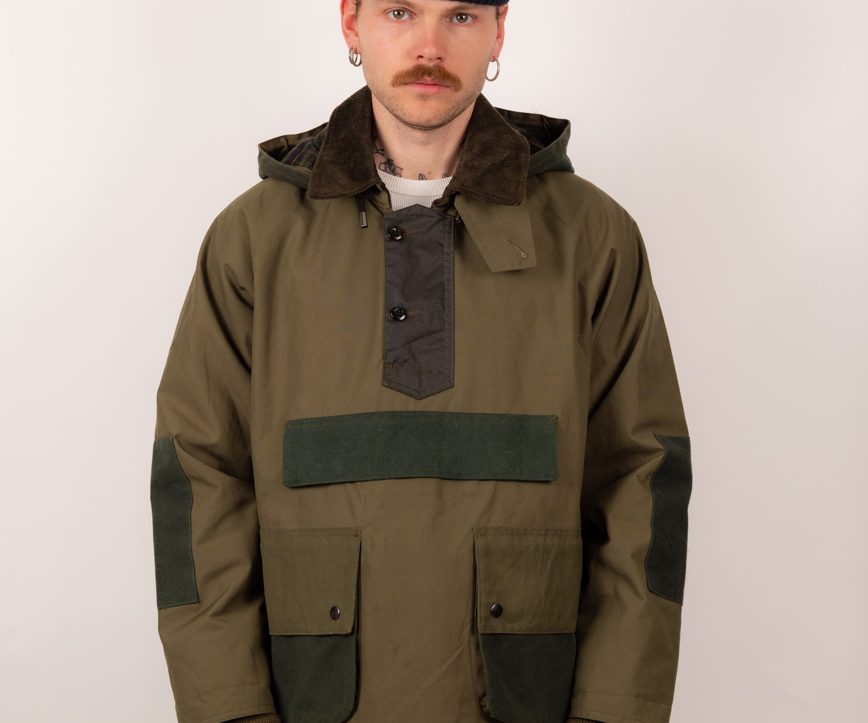 REWORK® POP-OVER WAX JACKET - N° 021 Accessories GREEN / LARGE - BRUT Clothing US