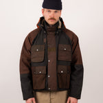 REWORK® TRIAL WAX JACKET - N° 048 Coats & Jackets X-LARGE / BROWN - BRUT Clothing US