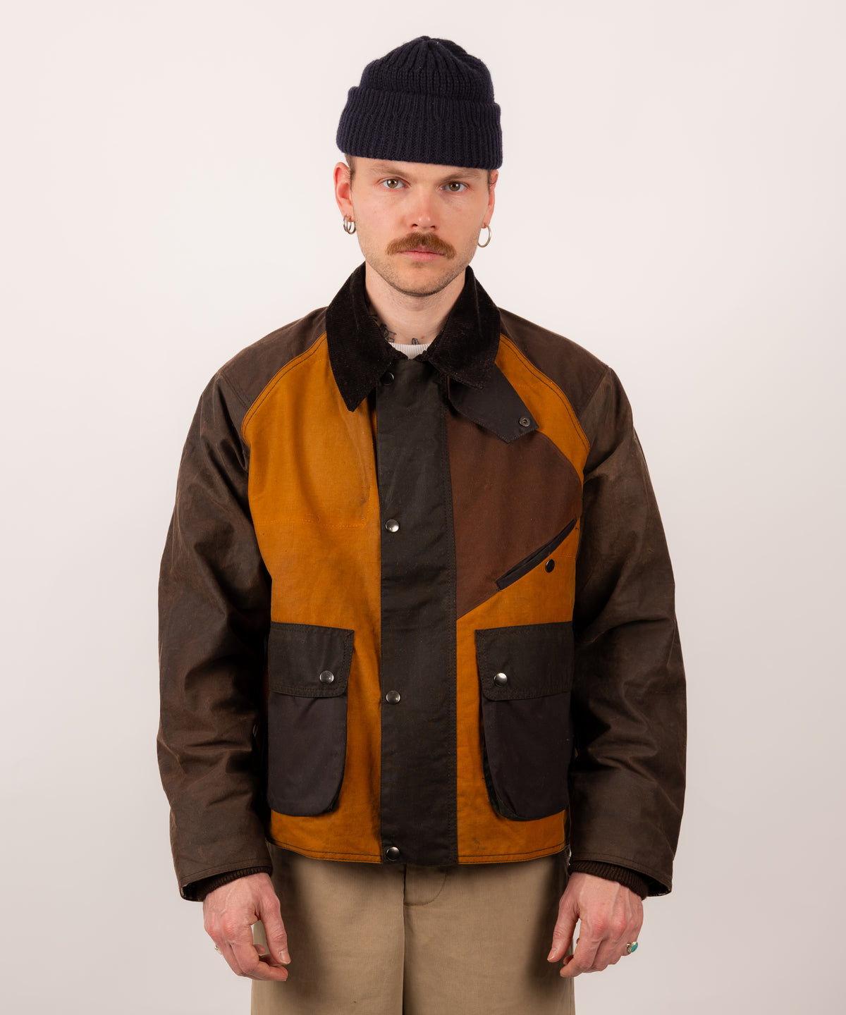 REWORK® KEEPER WAX JACKET - N° 019 Coats & Jackets MEDIUM / BROWN - BRUT Clothing US