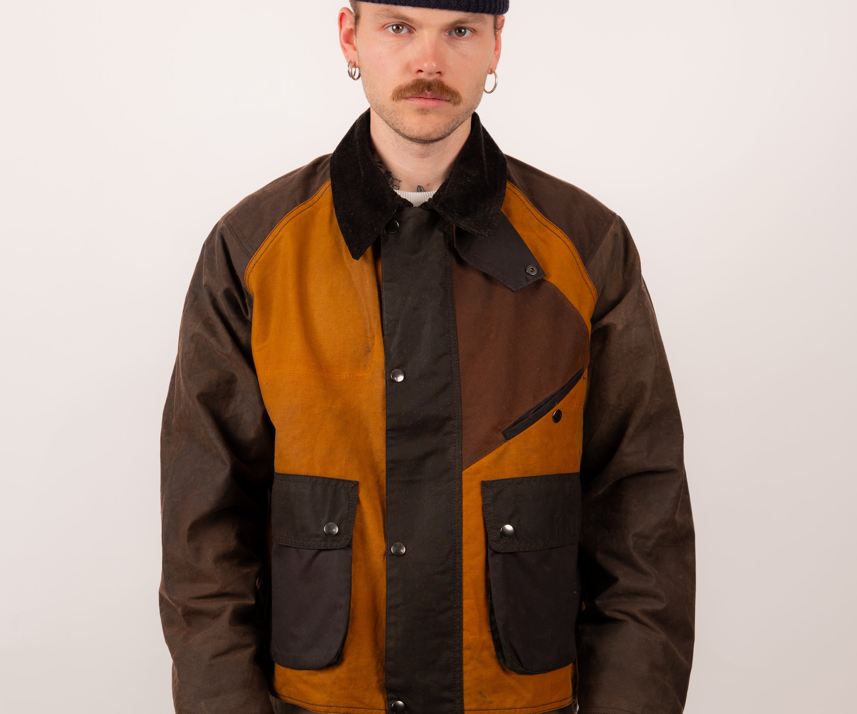 REWORK® KEEPER WAX JACKET - N° 020 Coats & Jackets MEDIUM / BROWN - BRUT Clothing US