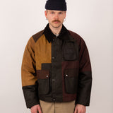 REWORK® FLY WAX JACKET - N° 012 Coats & Jackets SMALL / BROWN - BRUT Clothing US