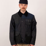 REWORK® STORMFISHER WAX JACKET - N° 047 Coats & Jackets X-LARGE / BLUE - BRUT Clothing US