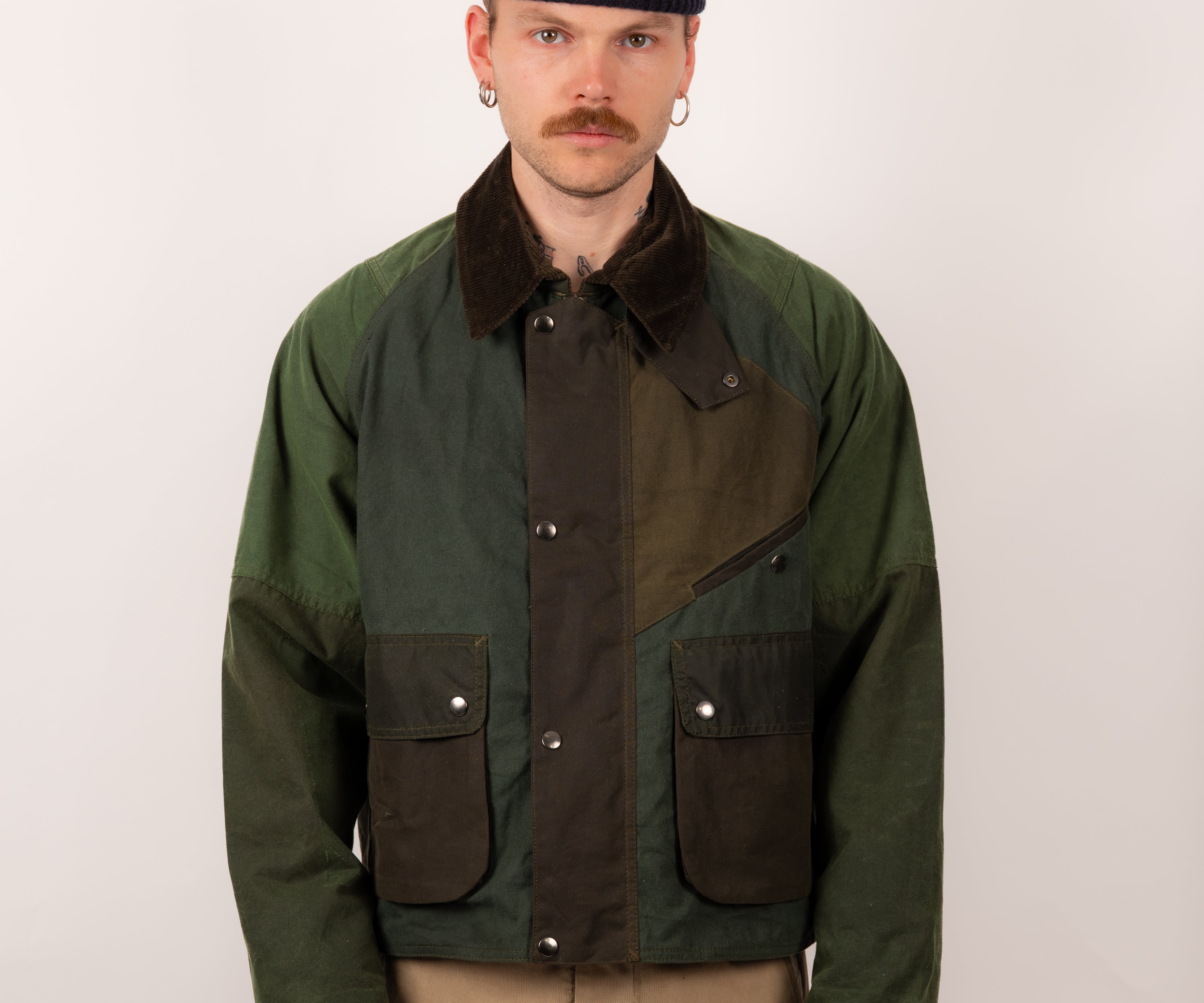 REWORK® KEEPER WAX JACKET - N° 027 Coats & Jackets MEDIUM / GREEN - BRUT Clothing US