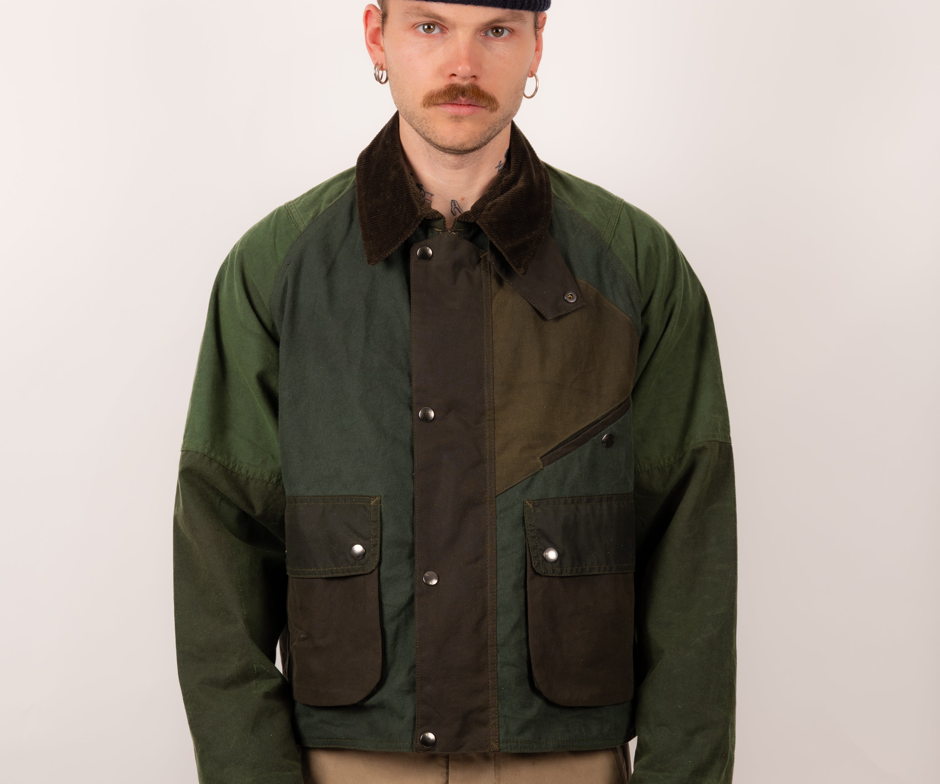 REWORK® KEEPER WAX JACKET - N° 029 Coats & Jackets MEDIUM / GREEN - BRUT Clothing US