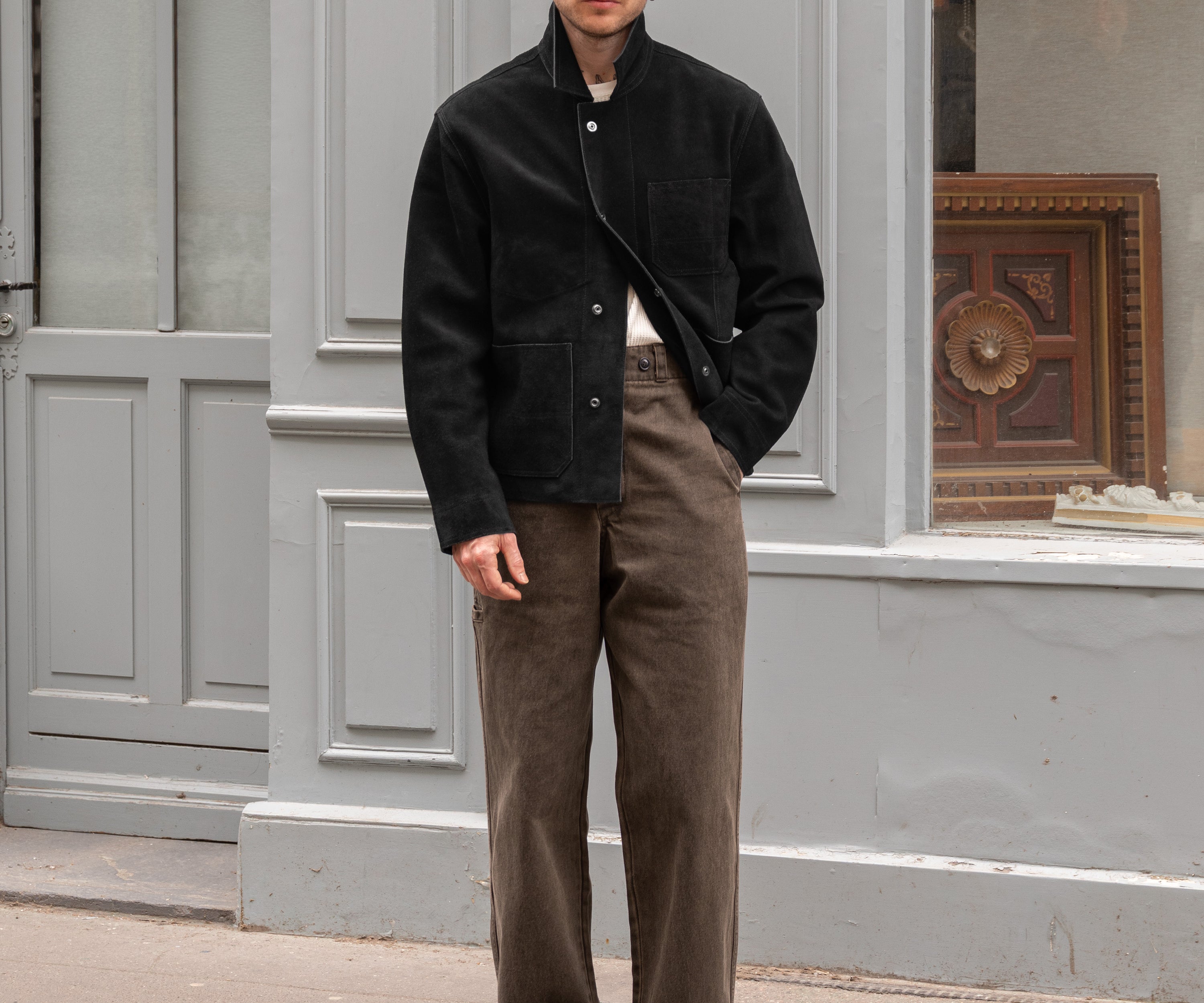 THE BUCKLE BACK PANTS Pants US26 / BROWN - BRUT Clothing US
