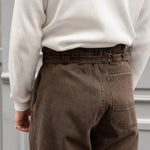 THE BUCKLE BACK PANTS Pants US26 / BROWN - BRUT Clothing US