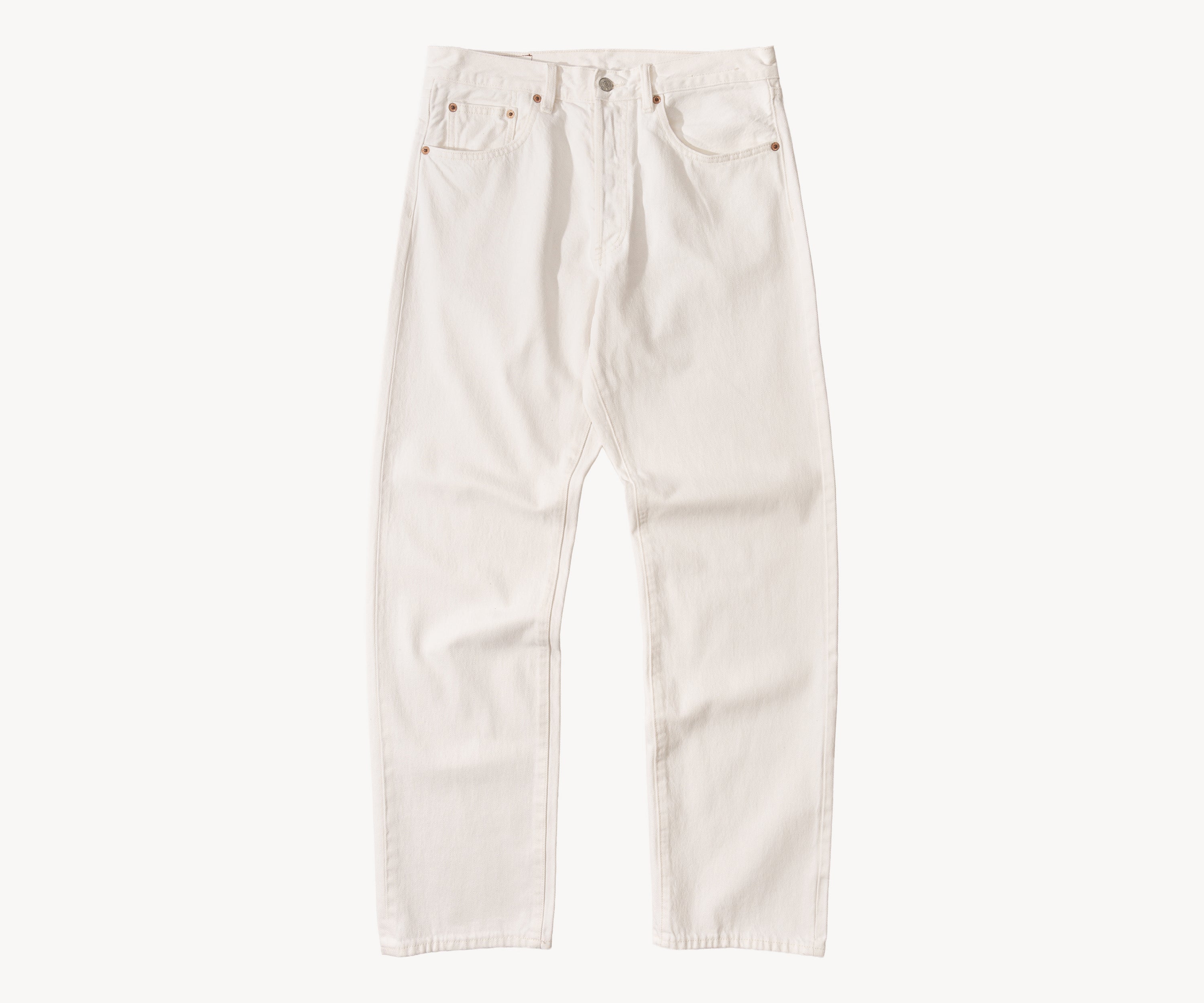 THE NATURAL DENIM Pants US26 / WHITE - BRUT Clothing US