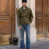 THE LEATHER TOOLS JACKET Coats & Jackets SMALL / OLIVE GREEN - BRUT Clothing US