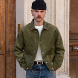 THE LEATHER TOOLS JACKET Coats & Jackets SMALL / OLIVE GREEN - BRUT Clothing US