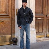 THE LEATHER TOOLS JACKET Coats & Jackets SMALL / NAVY - BRUT Clothing US