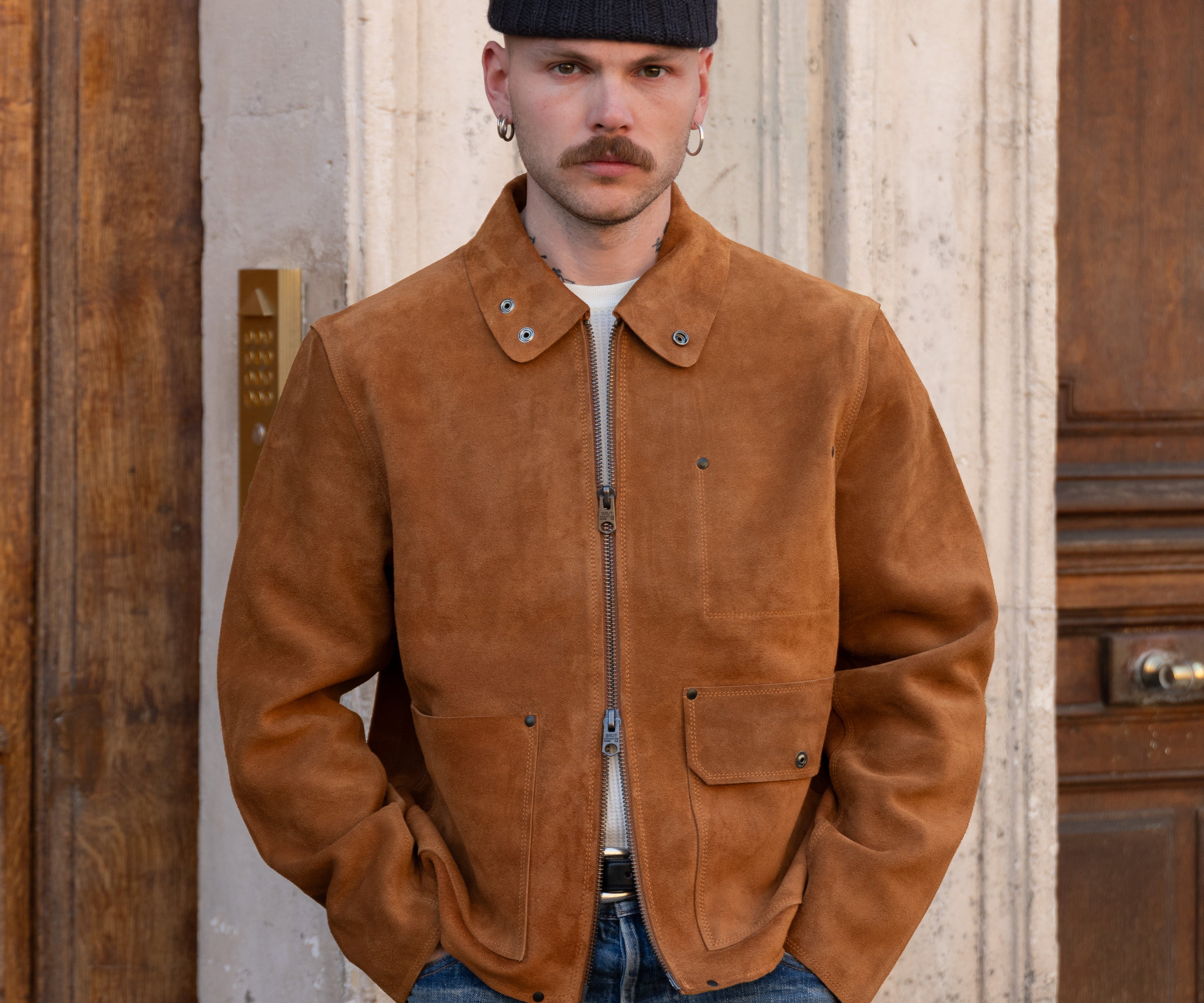 THE WELDER JACKET Coats & Jackets SMALL / COGNAC - BRUT Clothing US