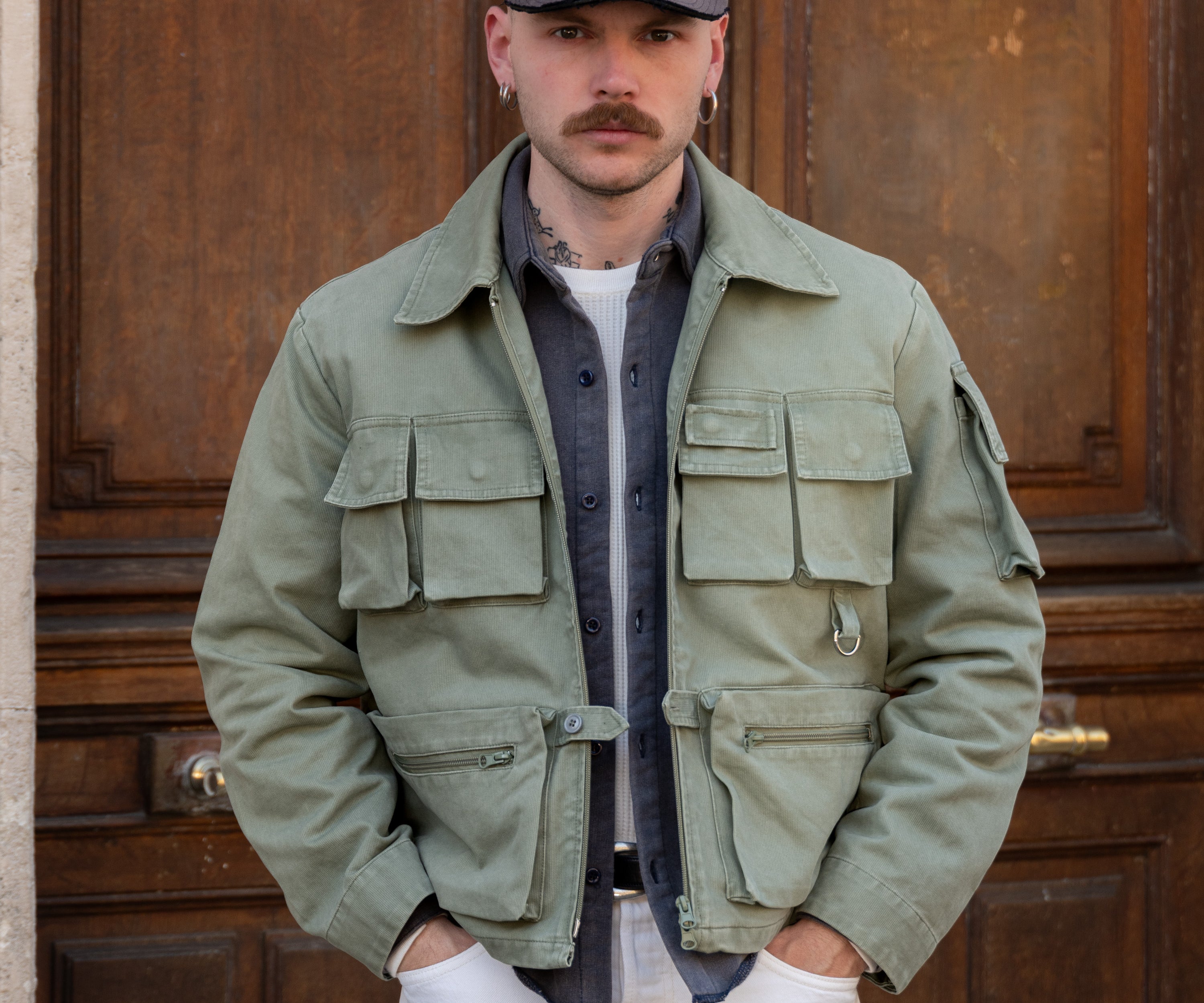 THE REEL JACKET Coats & Jackets X-SMALL / SLATE GREEN - BRUT Clothing US