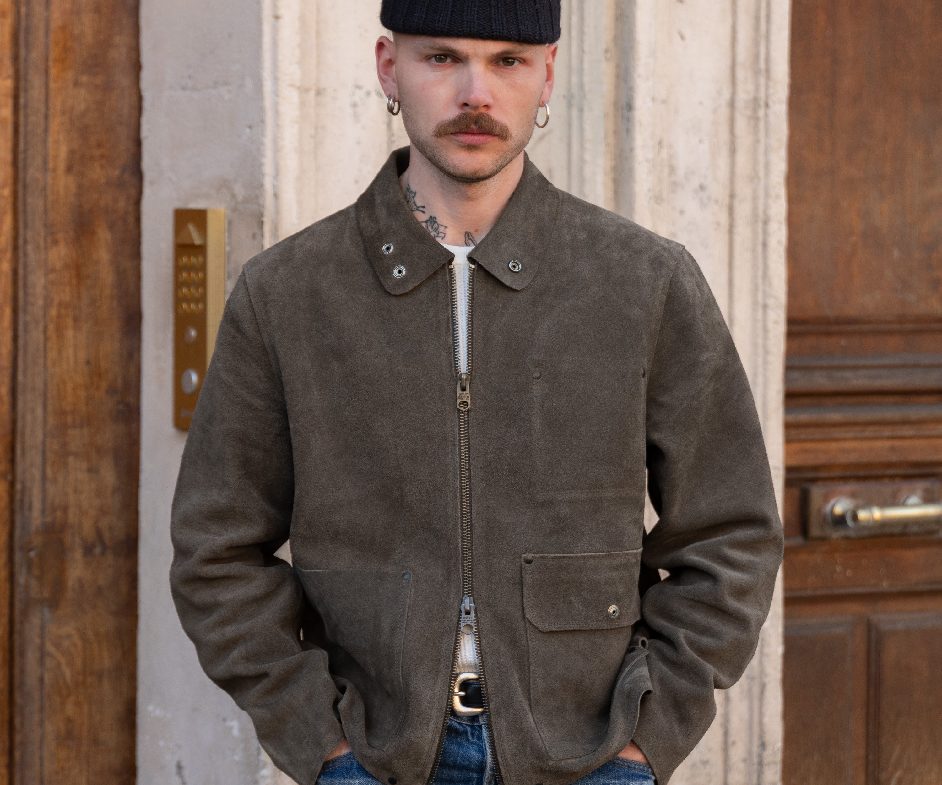 THE WELDER JACKET Coats & Jackets SMALL / DARK CLAY - BRUT Clothing US