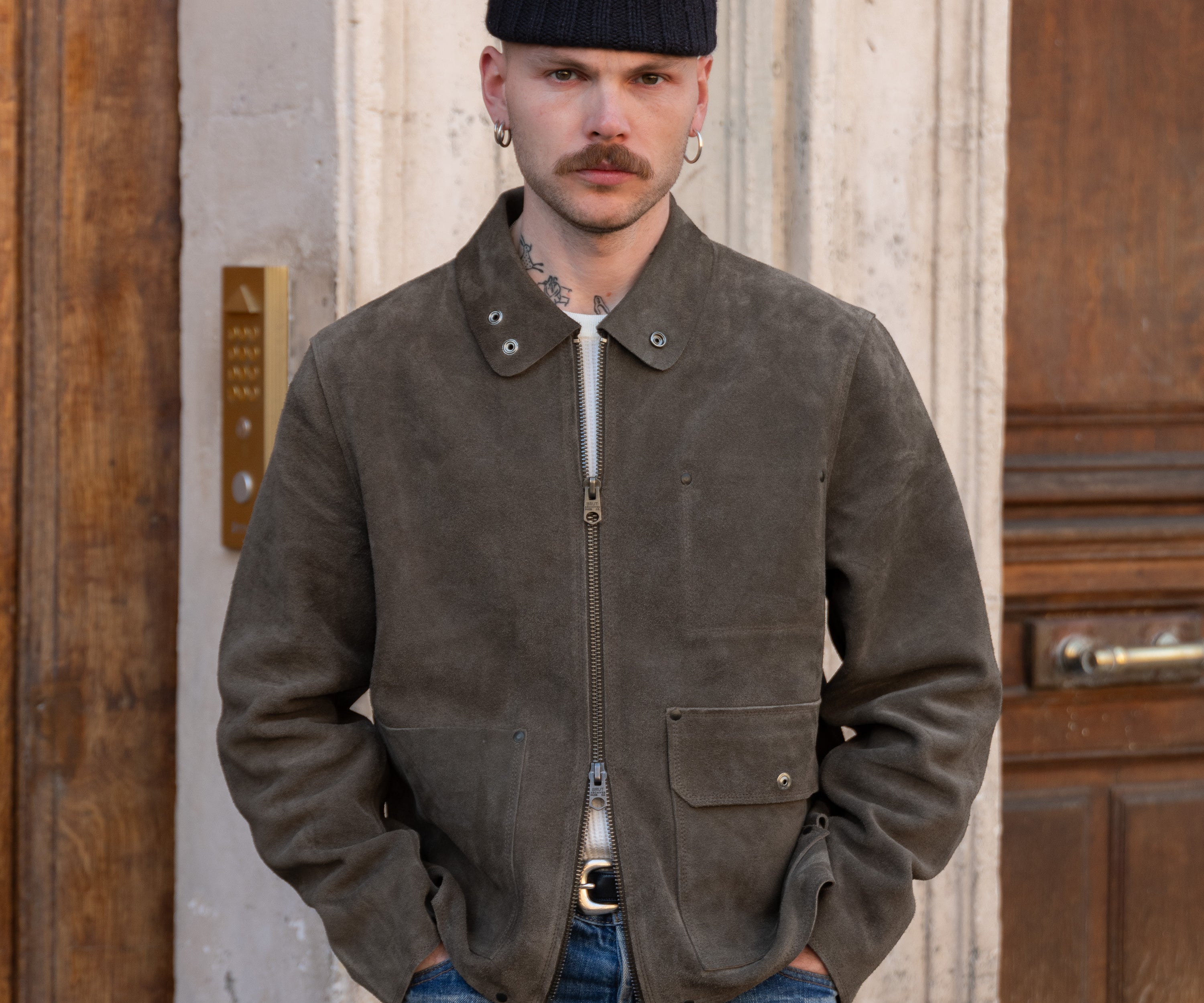 THE WELDER JACKET Coats & Jackets SMALL / DARK CLAY - BRUT Clothing US