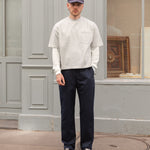 THE PLAIN FRONT PANTS Pants US26 / DARK NAVY - BRUT Clothing US