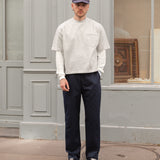 THE PLAIN FRONT PANTS Pants US26 / DARK NAVY - BRUT Clothing US