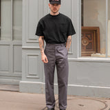 THE PLAIN FRONT PANTS Pants US26 / GREY - BRUT Clothing US