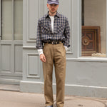 THE PLAIN FRONT PANTS Pants US26 / KHAKI HEAVY WEIGHT - BRUT Clothing US