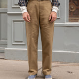 THE PLAIN FRONT PANTS Pants US26 / KHAKI HEAVY WEIGHT - BRUT Clothing US