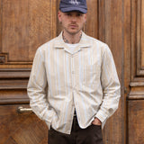THE RETIREE SHIRT Shirts X-SMALL / BEIGE - BRUT Clothing US