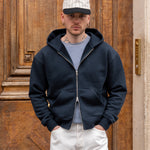 THE ZIP SWEAT Sweatshirts X-SMALL / NAVY - BRUT Clothing US