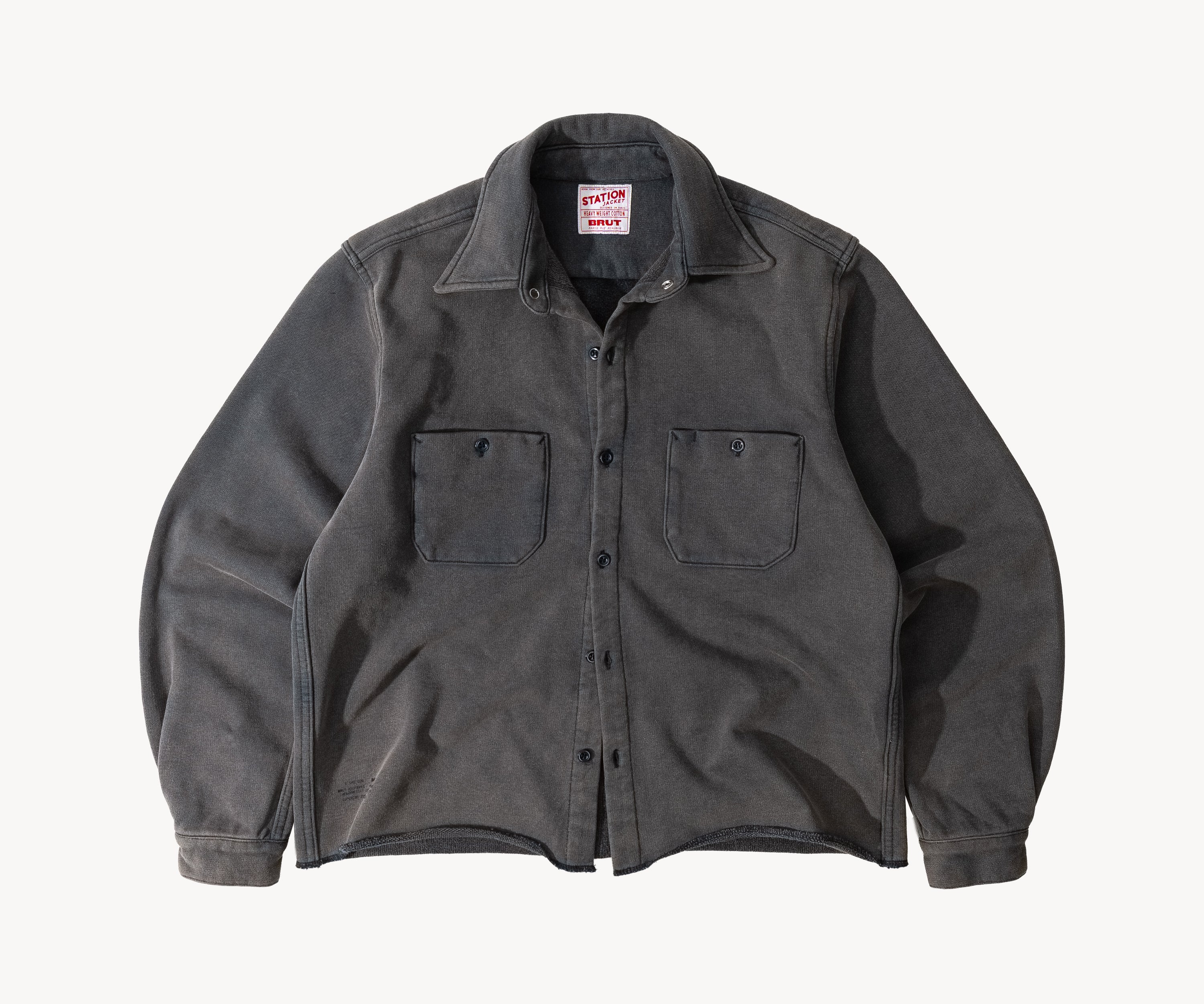 THE STATION SHIRT Shirts X-SMALL / NAVY - BRUT Clothing US