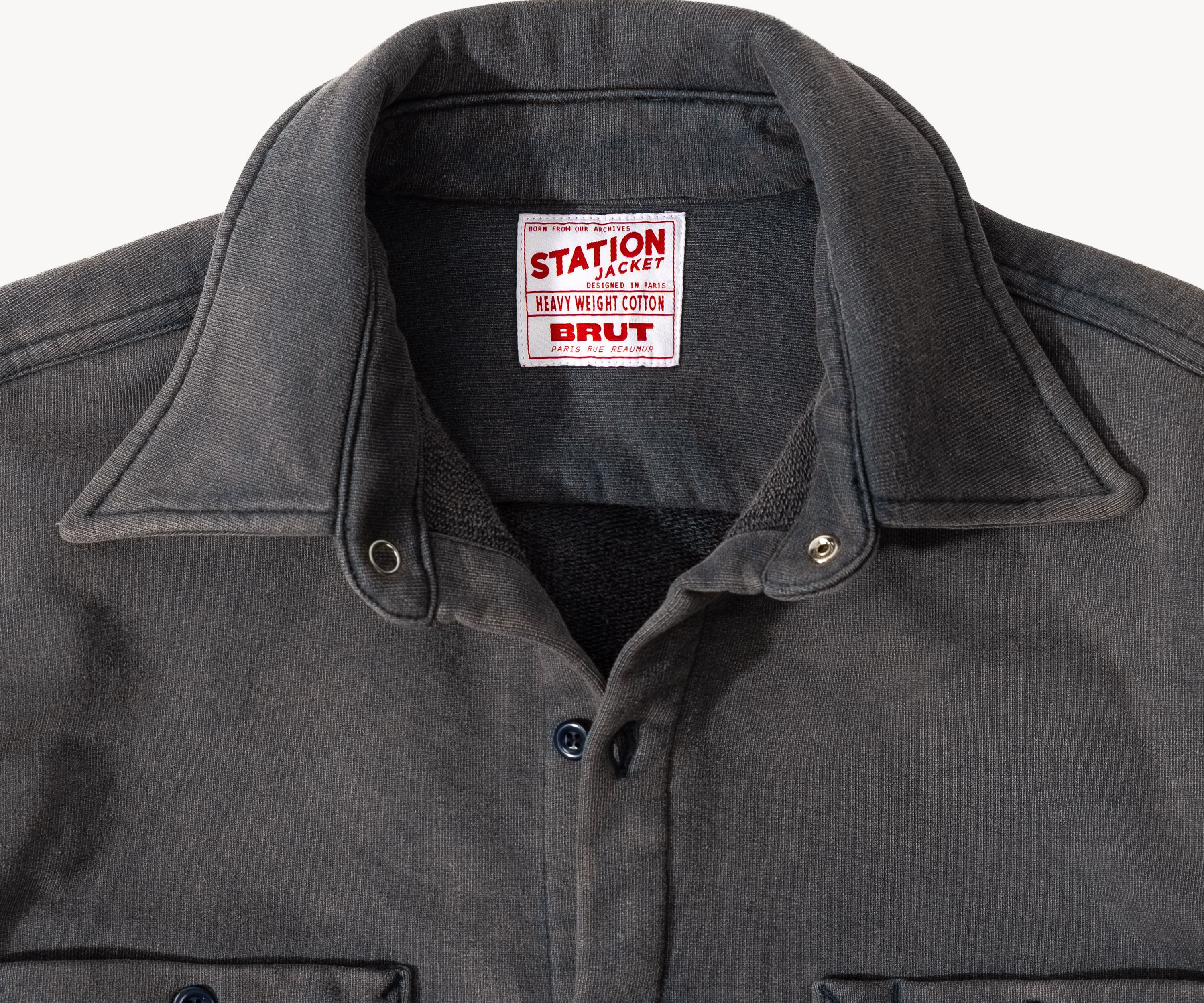 THE STATION SHIRT Shirts X-SMALL / NAVY - BRUT Clothing US
