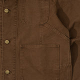 THE TOOLS JACKET Coats & Jackets X-SMALL / BROWN CANVAS - BRUT Clothing US