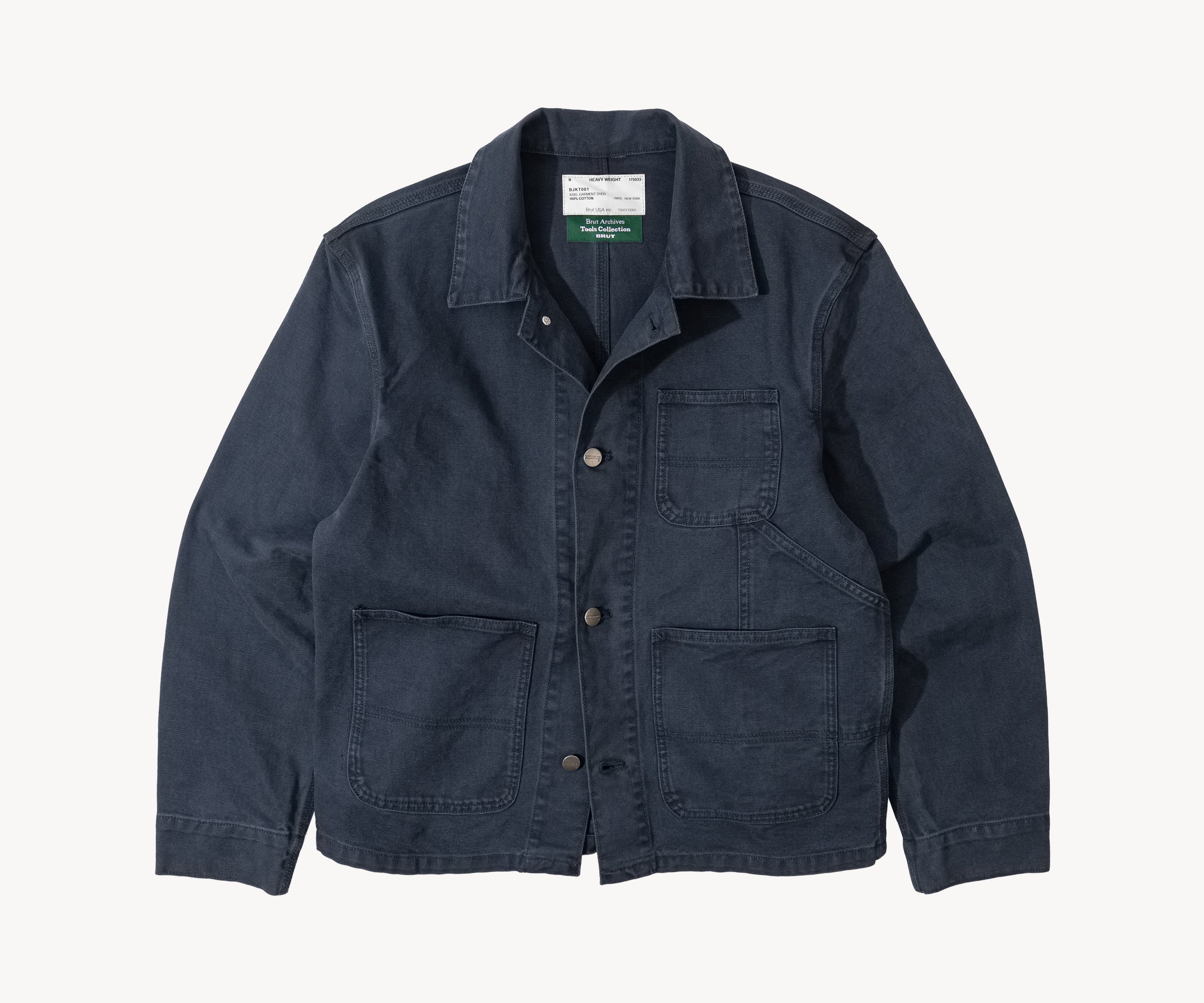 THE TOOLS JACKET Coats & Jackets X-SMALL / NAVY CANVAS - BRUT Clothing US